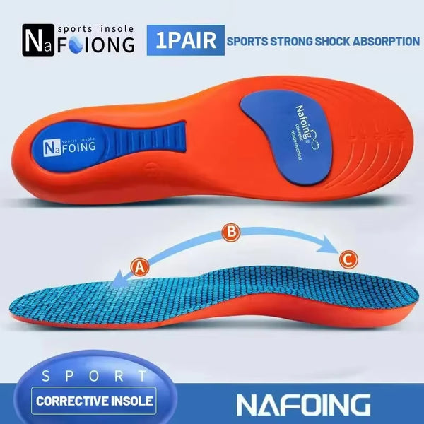 Sport Insoles for Shoes Sole Orthopedic Insoles Shock Absorption Deodorant Breathable Cushion Running Insoles for Feet Man Women