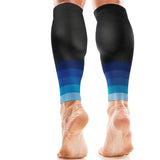 1Pair Calf Support Compression Sleeves for Women Men Running 20-30Mmhg Footless Leg Socks Outdoor Sports Marathon