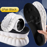 4D Super Soft Elastic Running Insole for Feet Wormwood Mint Massage Arch Orthopedic Insoles for Men Shoe Sole Sports Shoe Insole