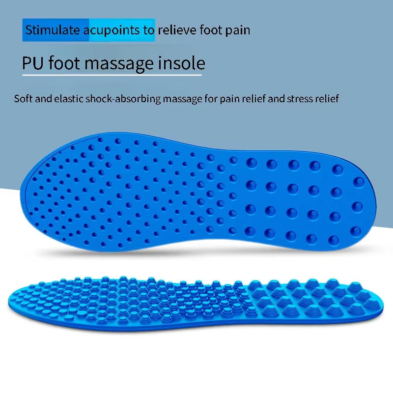 Massage Insoles for Feet Comfort Shock Absorption Shoes Insole Men Women Shoe Sole Soft Acupressure on Foot Shoe Pads 1Pair