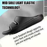 Orthopedic Sandals for Men Arch Support Recovery Slides Cloud Slippers for Plantar Fasciitis | Extremely Comfort