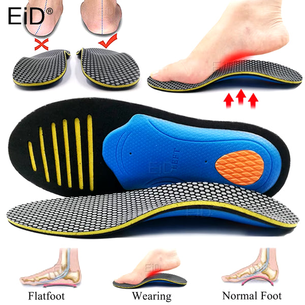 Orthotic Gel Insoles Orthopedic Arch Support Flat Foot Health Sole Pad for Shoes Insert Ease Pressure Pad Plantar Fasciitis