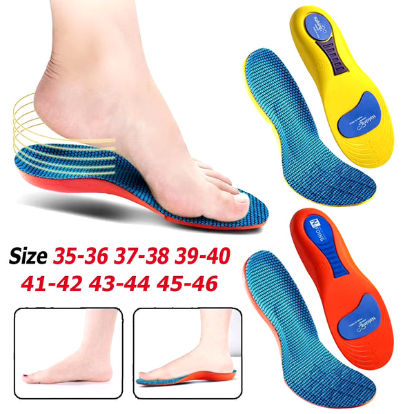 1 Pair Norelie Insoles Shock Absorption Plantar Fasciitis Orthotic Insole anti Odor Boot Work Shoe Insole for Runners Athletes