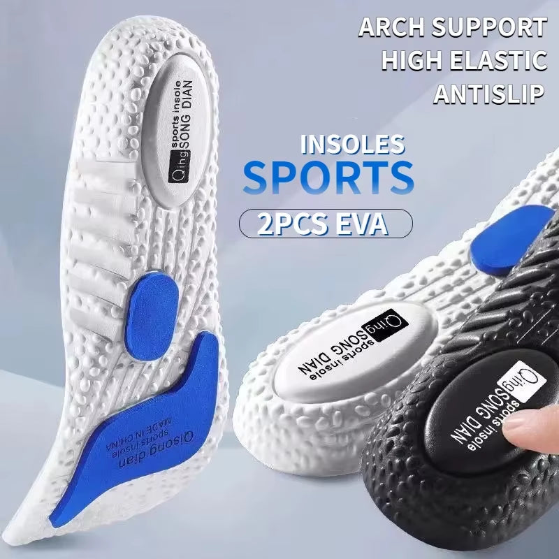 EVA Insoles for Shoes Sole Shock Absorption Deodorant Breathable Cushion Running Insoles for Feet Man Women Orthopedic Insoles