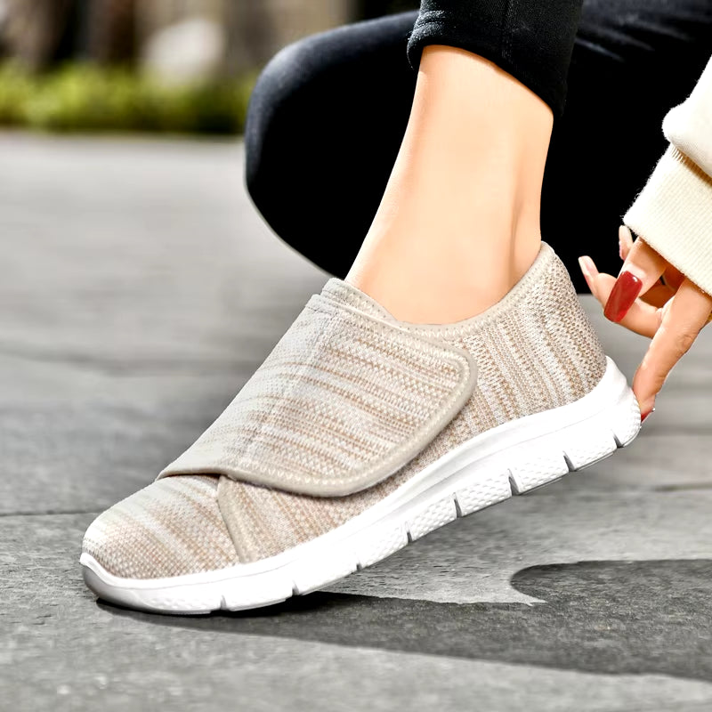 Women Orthopedics Wide Feet Swollen Walking Casual Shoes Thumb Eversion Adjusting Soft Comfortable Diabetic Man Shoes Big Size