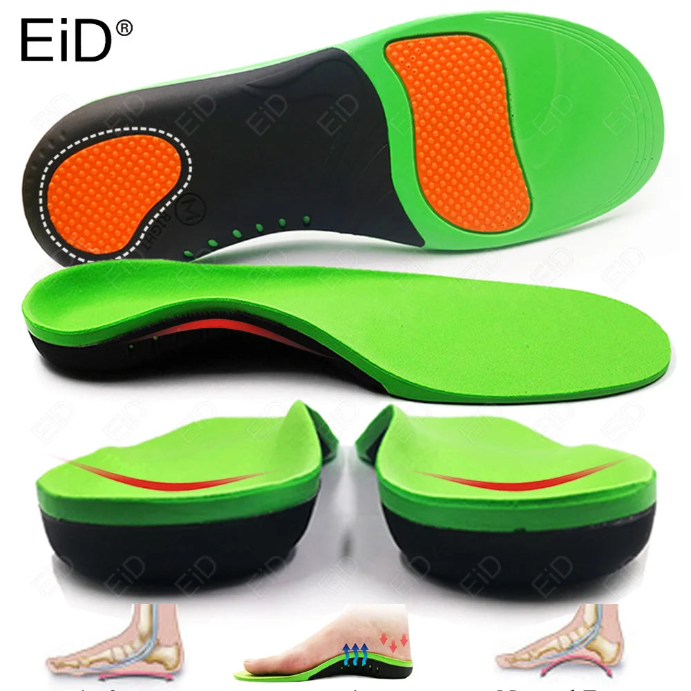 Best Orthotic Insole Arch Support X/O Leg Flat Foot Health Shoe Sole Pad Insoles for Shoes Insert Padded Orthopedic Insoles