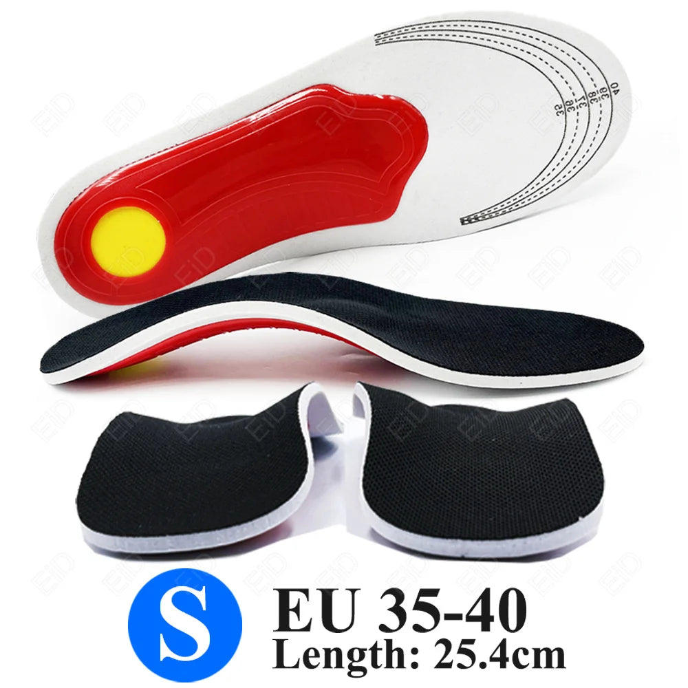 Best Orthotic Insole Arch Support X/O Leg Flat Foot Health Shoe Sole Pad Insoles for Shoes Insert Padded Orthopedic Insoles