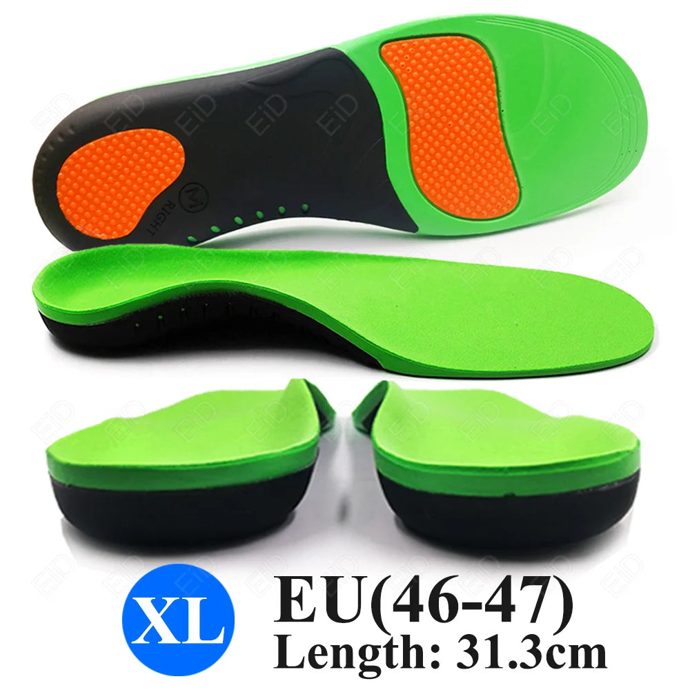 Best Orthotic Insole Arch Support X/O Leg Flat Foot Health Shoe Sole Pad Insoles for Shoes Insert Padded Orthopedic Insoles