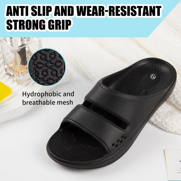 Orthopedic Sandals for Men Arch Support Recovery Slides Cloud Slippers for Plantar Fasciitis | Extremely Comfort