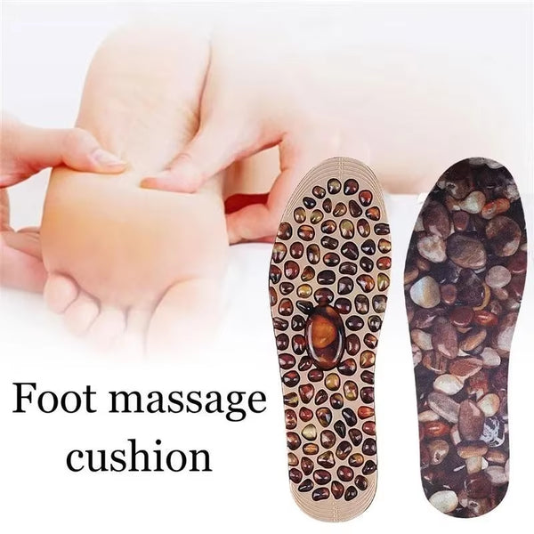 Acupressure Magnetic Massage Foot Therapy Reflexology Unisex Insole Shiatsu Pain Insoles Relief Massager Therapy Pebble