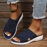 Women Casual Beach Slippers Orthopedic Stretch Orthotic Sandals Summer Female Open Toe Breathable Slides Stretch Shoes Outdoor