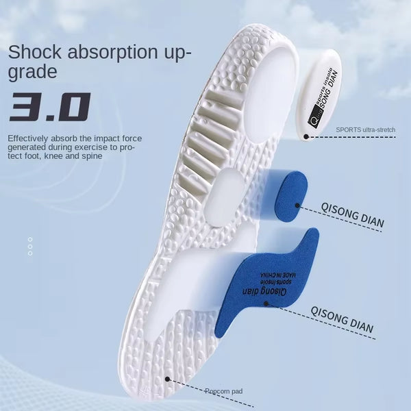 EVA Insoles for Shoes Sole Shock Absorption Deodorant Breathable Cushion Running Insoles for Feet Man Women Orthopedic Insoles