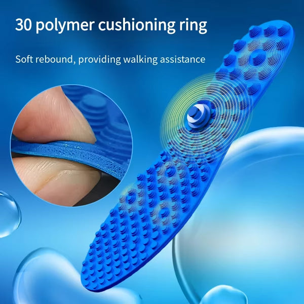 Massage Insoles for Feet Comfort Shock Absorption Shoes Insole Men Women Shoe Sole Soft Acupressure on Foot Shoe Pads 1Pair