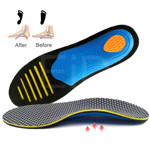 Orthotic Gel Insoles Orthopedic Arch Support Flat Foot Health Sole Pad for Shoes Insert Ease Pressure Pad Plantar Fasciitis